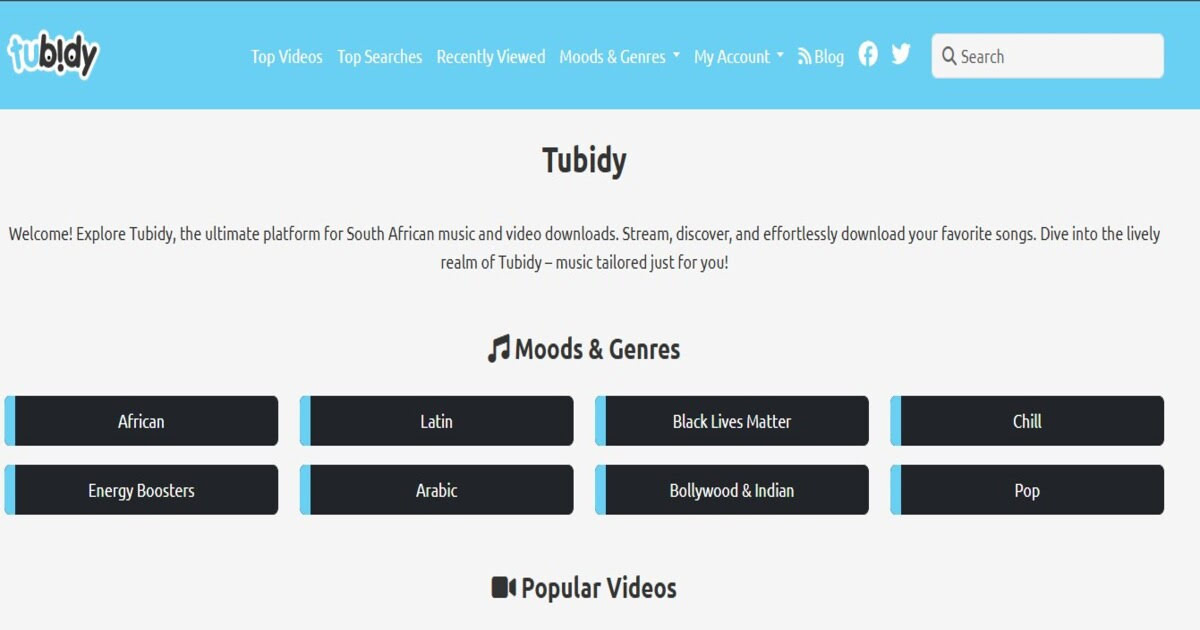 Tubidy - Free MP3 & MP4 Downloads Online