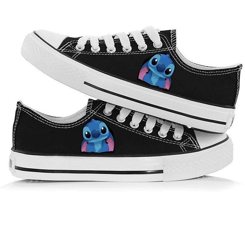 Stitch Low Tops Canvas Shoes Sneakers Kid Shoes Unisex Shoes Gifts