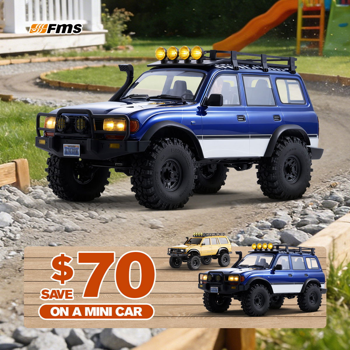1:10 LC80 RC Rock Crawler | Premium Remote Control Truck