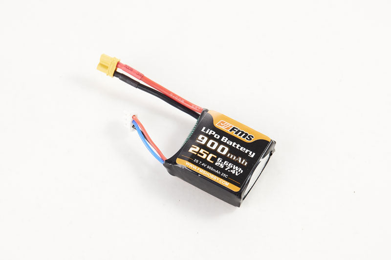 7.4V 900mAh LiPo Battery 25C XT30 | RC Powerhouse