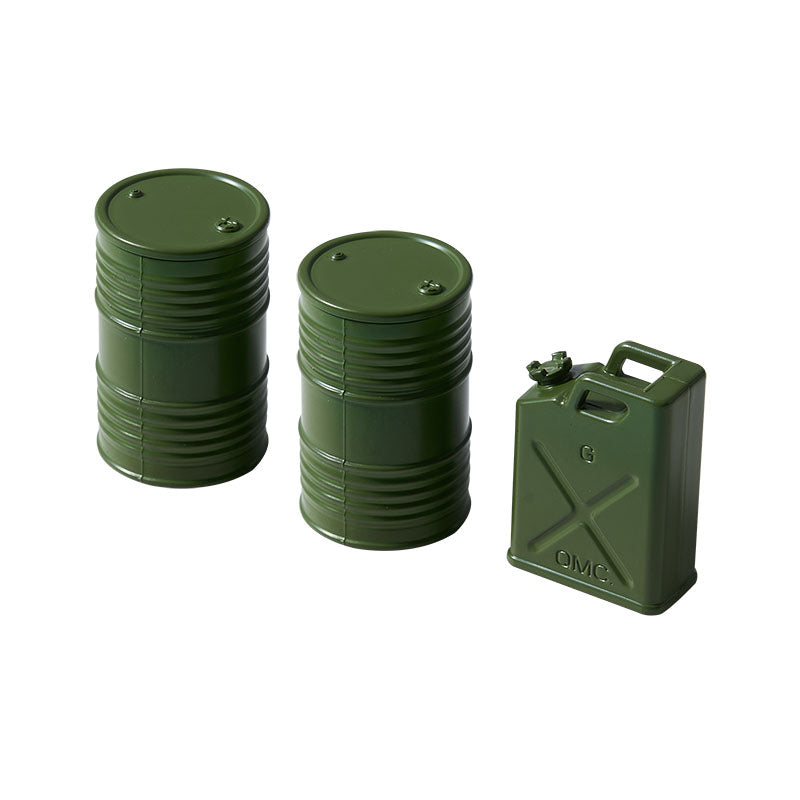 1:18/1:24 Oil Drum Set | Realistic Scale Accessory