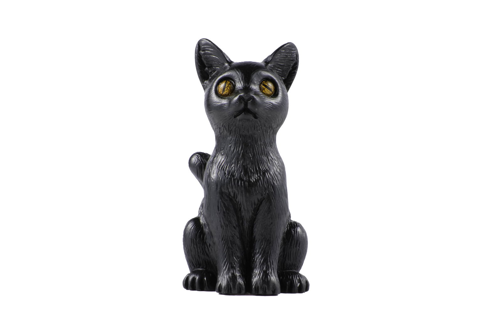 Mini Simulation Black Cat Decoration