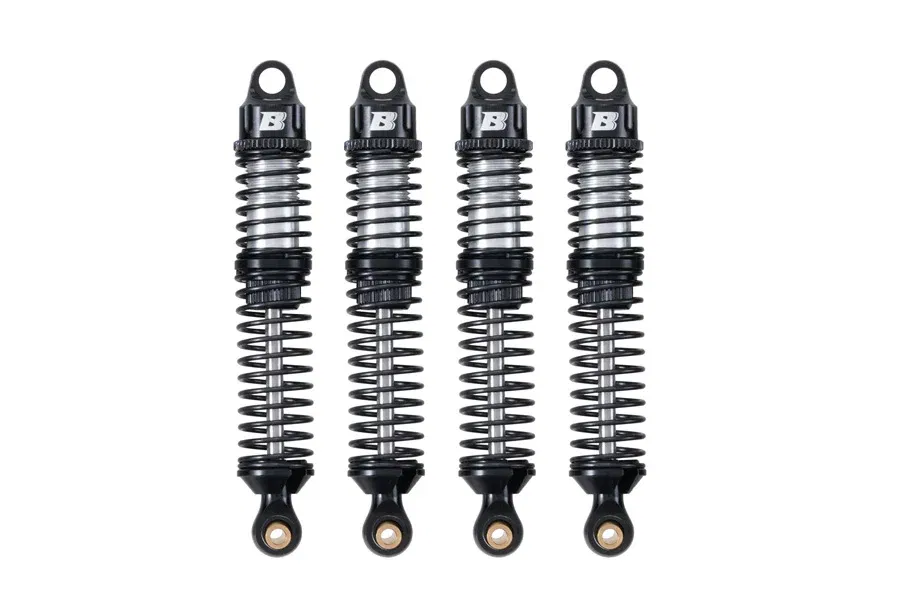 BATRAZZI 90mm Oil-Filled Aluminum Shocks for FCX10 and Other 1/10 RC Crawlers (4pcs)