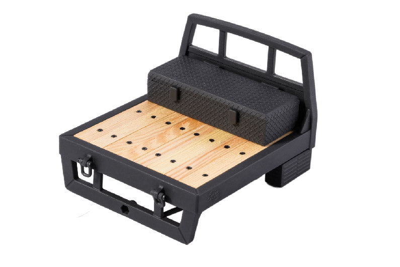 FairRC 3D-Printed Handcrafted Wooden Flatbed for FCX24 Power Wagon