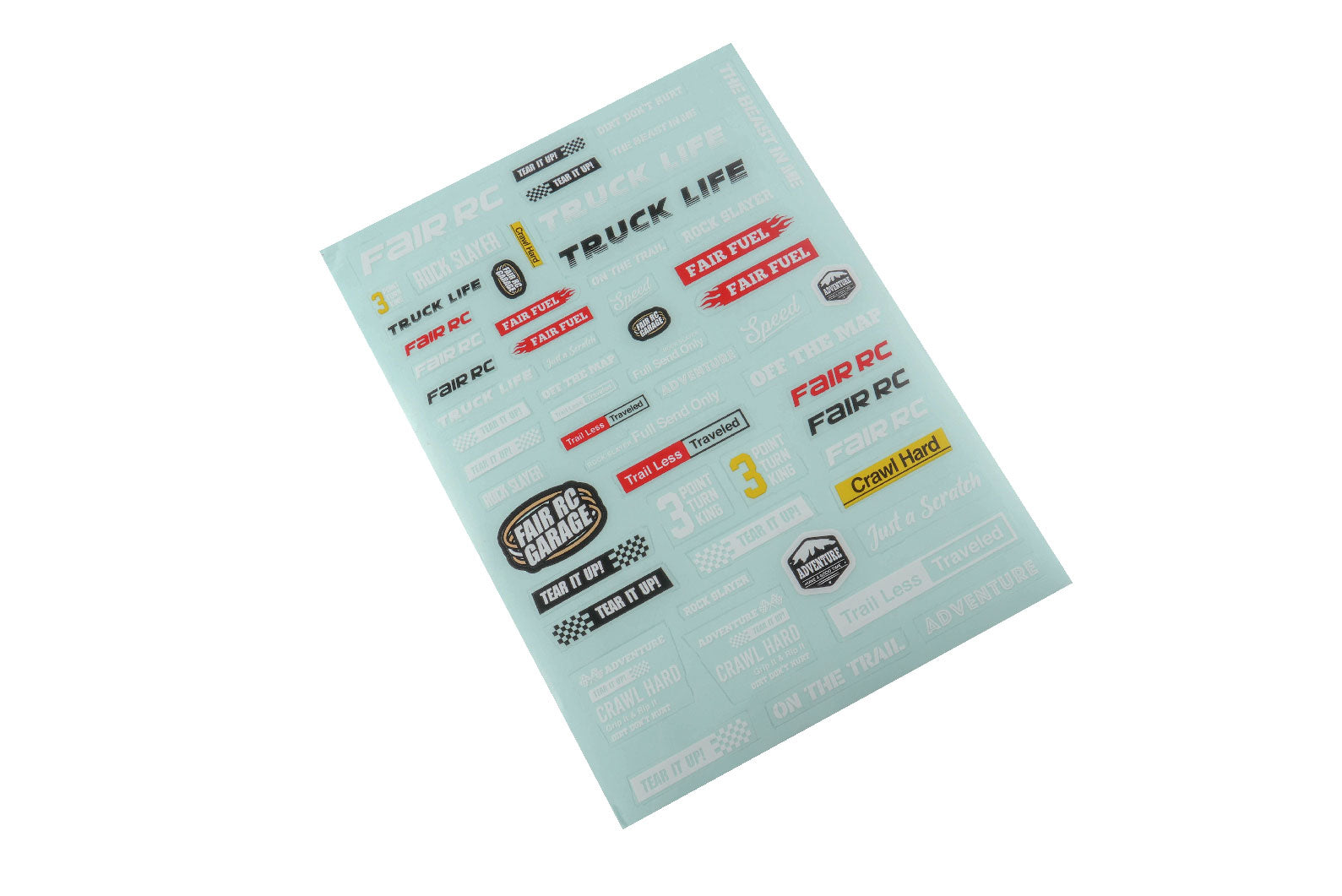 FairRC RC Sticker Sheet