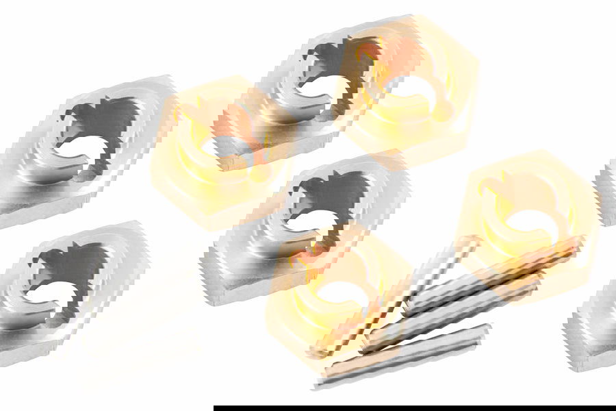 Batrazzi Brass 7mm Wheel Hex Hub Adapter for FCX24M (4pcs)