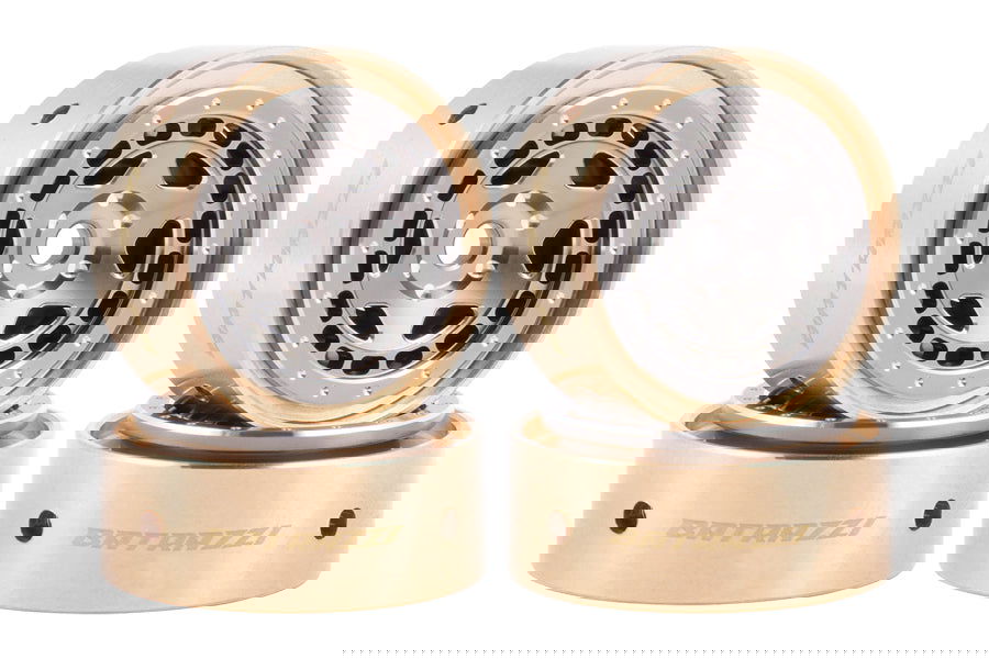 BATRAZZI Aluminum 0.8” Sheriff Beadlock Wheels (4pcs)