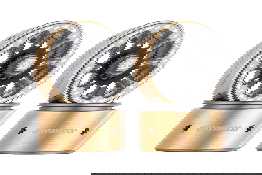 BATRAZZI Aluminum 1.0” V-Spoke Beadlock Wheels(4 pcs)