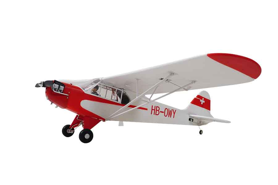 FMS 1400mm Piper J-3 Cub V4 PNP w/Floats&Reflex V2