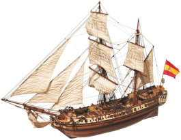 Occre 1/85 Scale La Candelaria Model Kit