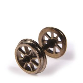 Branchline  Metal Spoked Wagon Wheels (x10) 36-014 OO Gauge