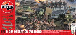 Airfix 1/76 Scale D-Day 75th Anniversary Operation Overlord Gift Set Model Kit