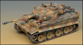 Academy 1/35 Scale Tiger 1 Early Version with Interior Model Kit