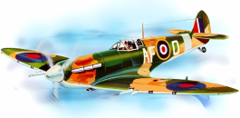 Guillows 1/16 Scale Spitfire Balsa Model Kit