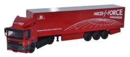 Oxford Diecast 1/76 Scale DAF 85 2 Axle 40ft Box Trailer Parcelforce Die Cast Model 