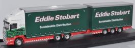 Oxford Diecast 1/76 Scale Scania Topline Drawbar Eddie Stobart Die Cast Model 