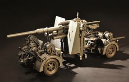 I Love Kit 1/18 Scale German Flak 36 88mm Anti-Aircraft Anti-Tank Artillery Gun Model Kit