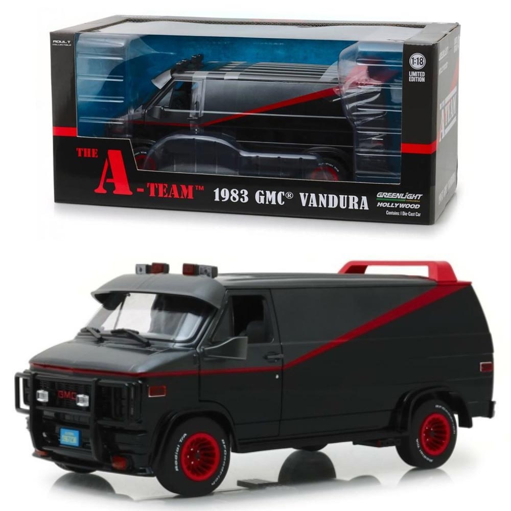 Greenlight 1:18 The A Team GMC Vandura Van (1983-87 TV Series) Diecast
