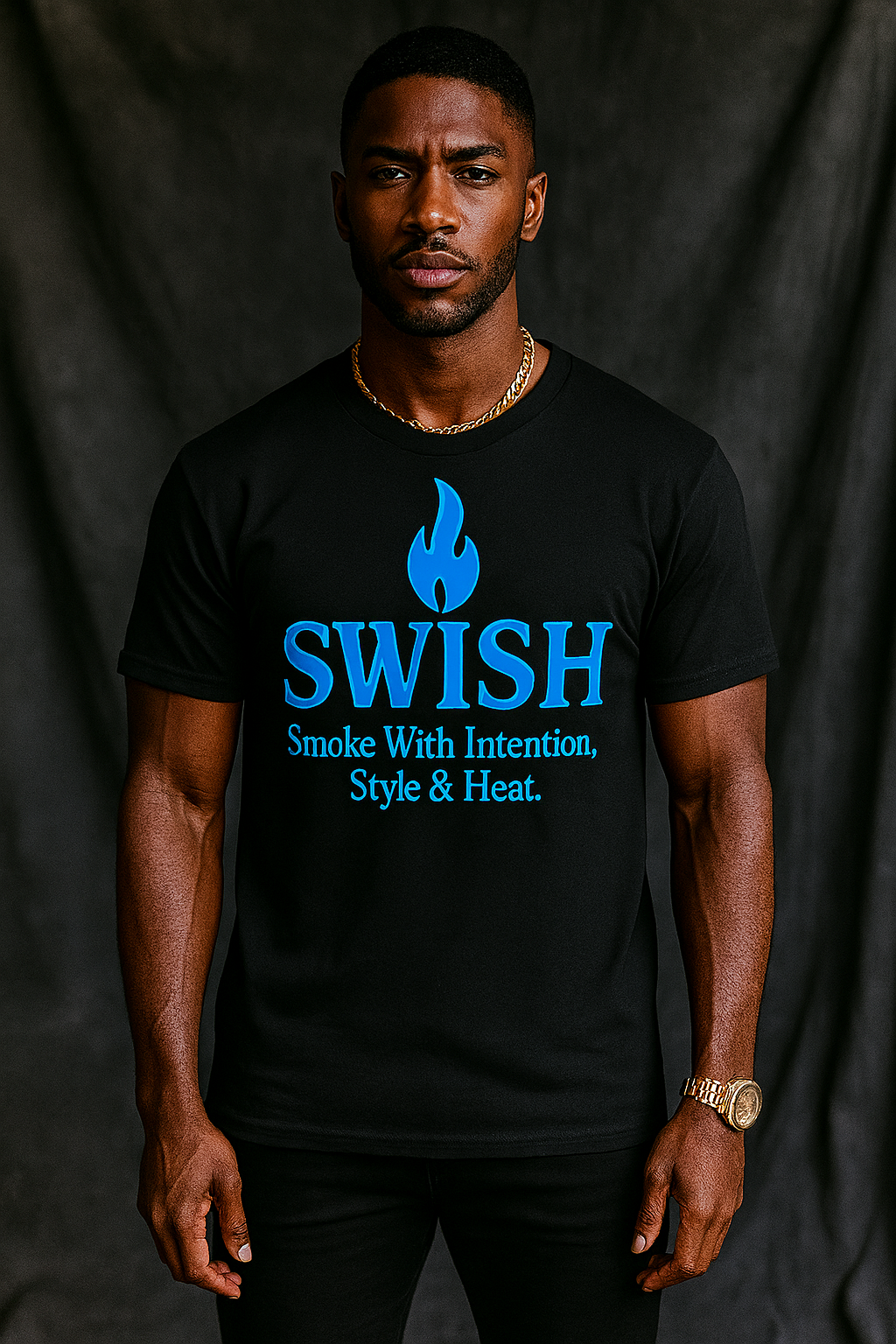 SWISH™ Blue Flame Logo