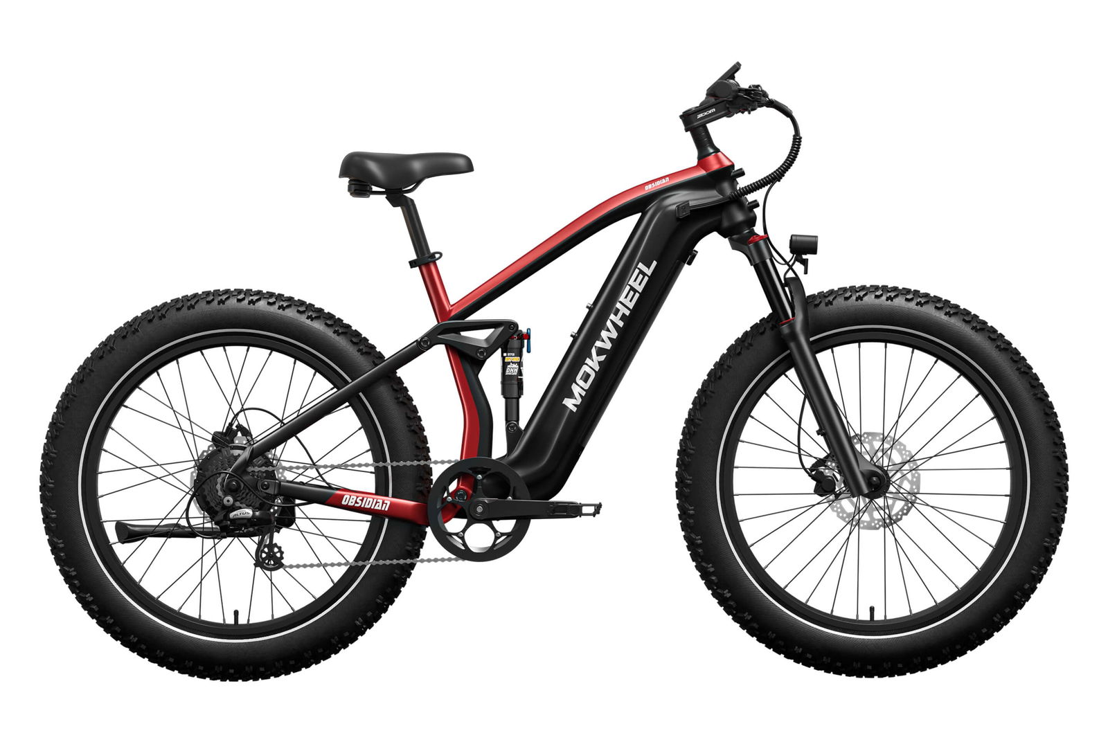 Obsidian | Full Suspension Electric Mountain Bike | Mokwheel