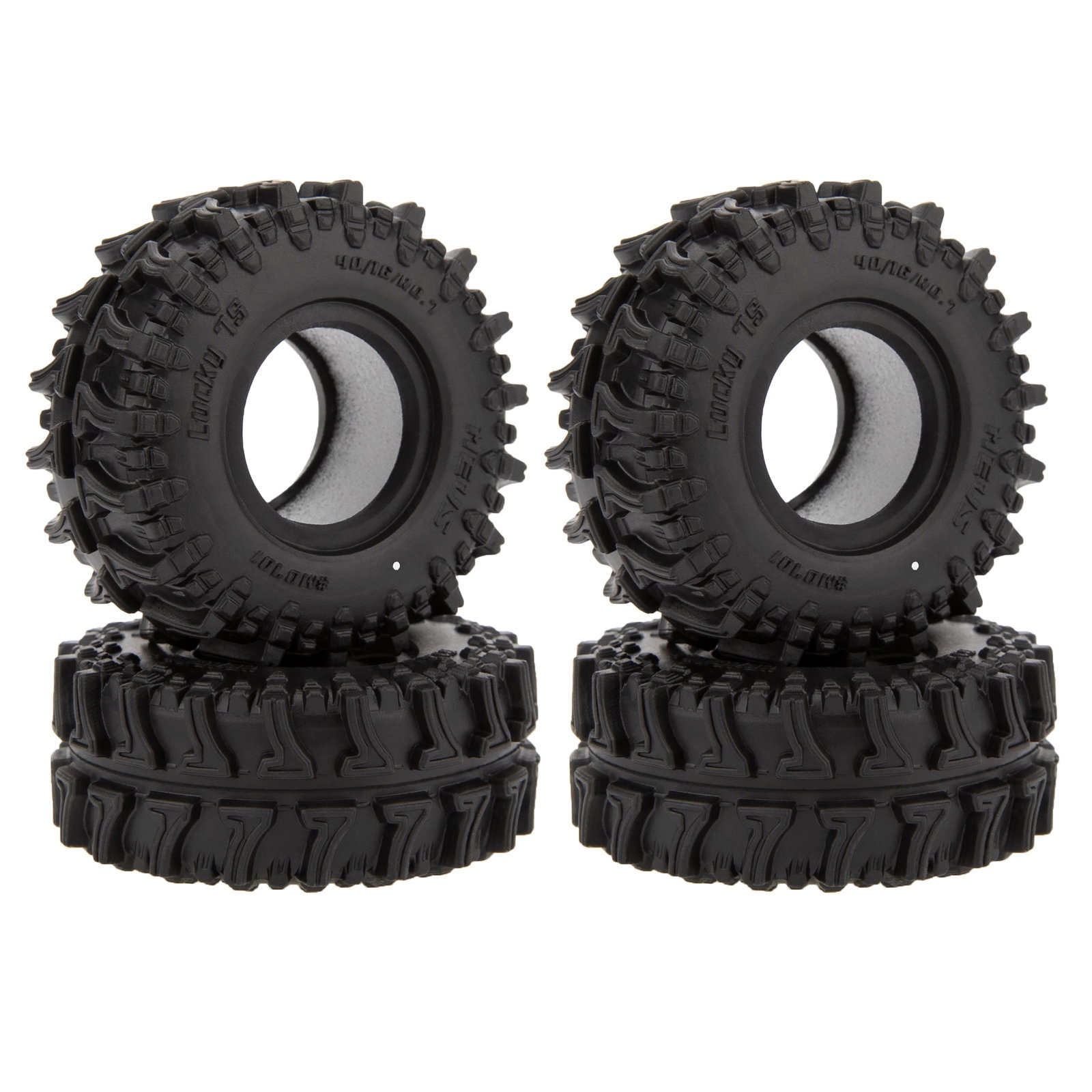 MEUS Racing 0.7-Inch MS6 Super Bouncer Tires for 1/30 SCX30 1/32 Ascent-32