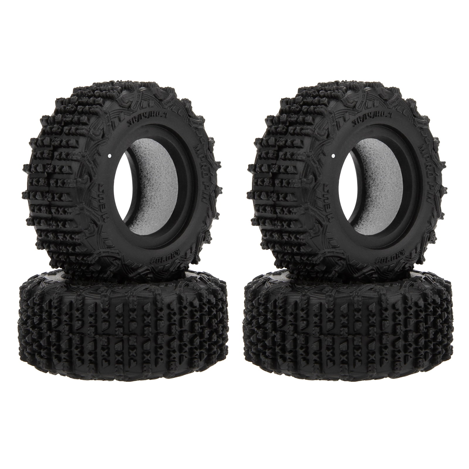 MEUS Racing 0.7-Inch Super Soft Tires for 1/30 Axial SCX30 1/32 Redcat Ascent-32