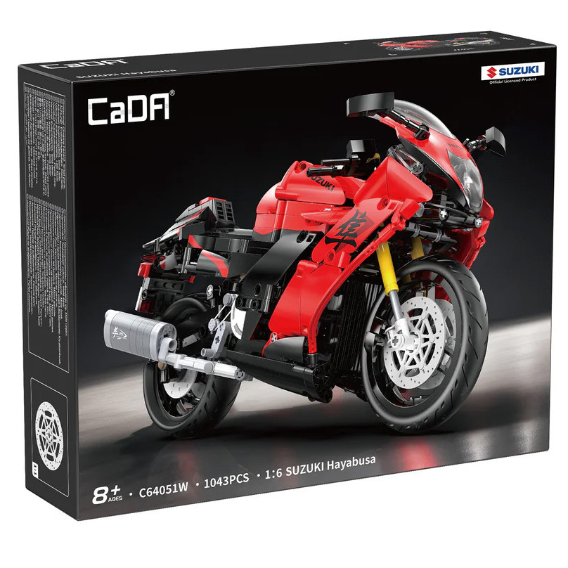 CaDA Suzuki Hayabusa 1:6 Scale Motorcycle Model Kit