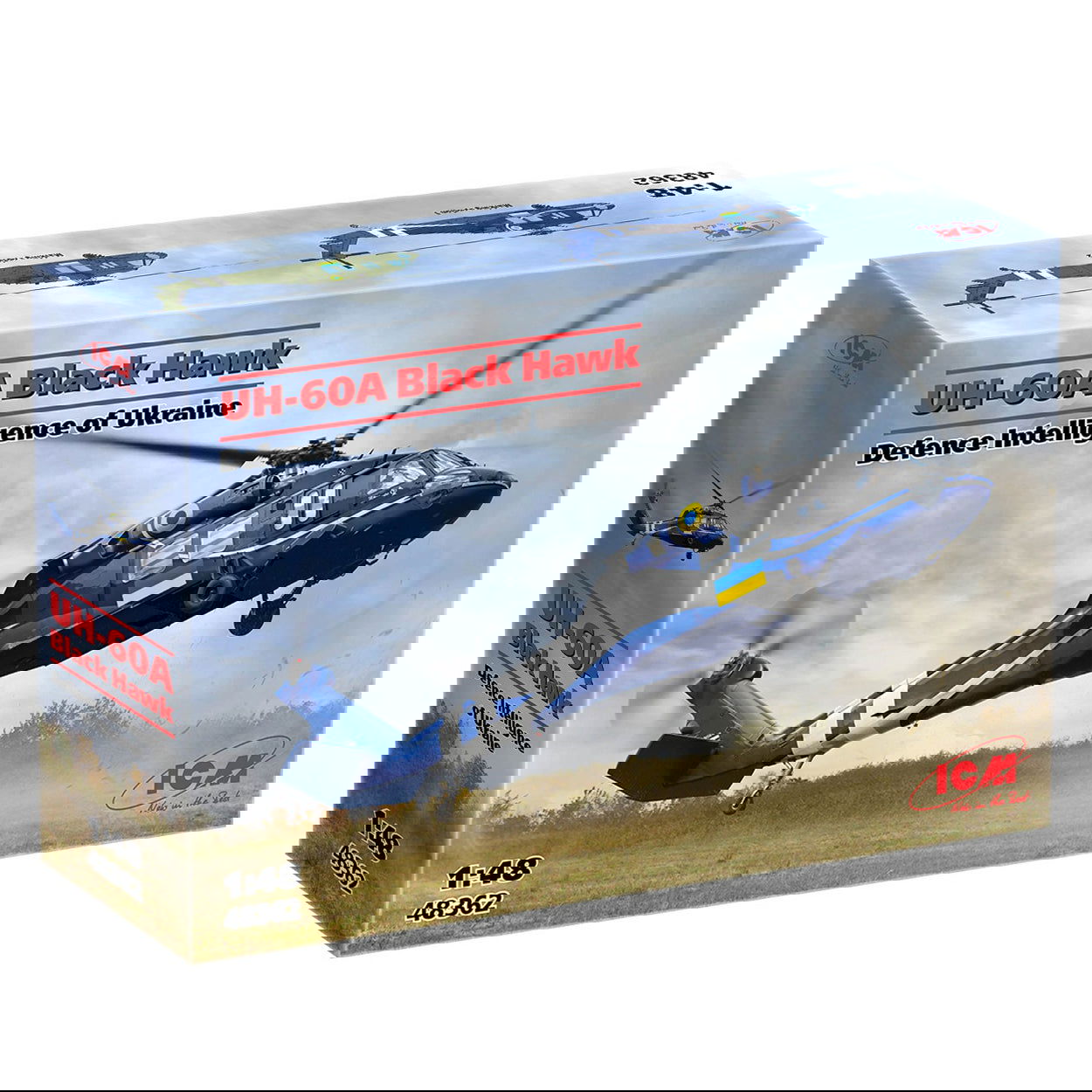 ICM UH-60A DIU Black Hawk Helicopter | 1:48 Scale Model Kit