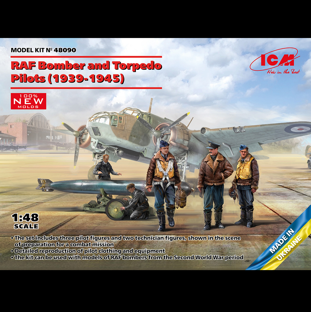 ICM RAF Bomber and Torpedo Pilots (1939-1945) 1:48 Scale