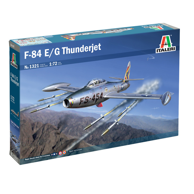 Italeri F-84 E/G Thunderjet 1:72 Scale Model Kit
