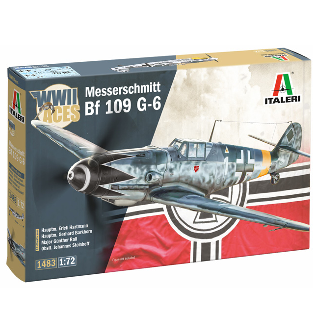 Italeri Messerschmitt Bf 109 G-6 Aces 1:72 Scale Model Kit