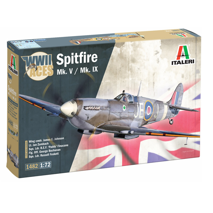 Italeri Spitfire Mk.V / Mk.IX | 1:72 Scale Model Kit