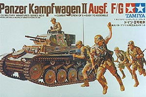 GERMAN. PANZERKAMPFWAGEN II Ausf. F/G - Tamiya (1/35)