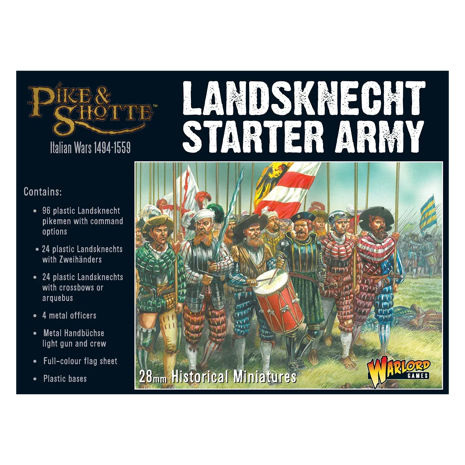 Landsknecht Starter Army | Pike & Shot Strategy Wargame Miniatures