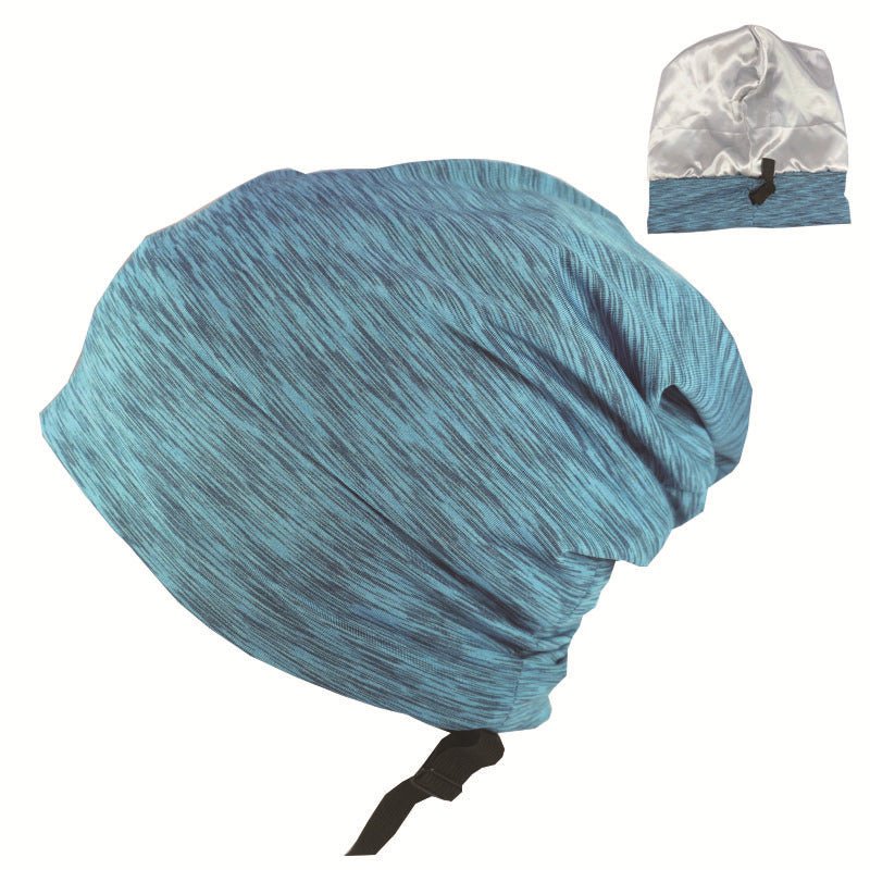 Men's Satin Double Layer Night Cap