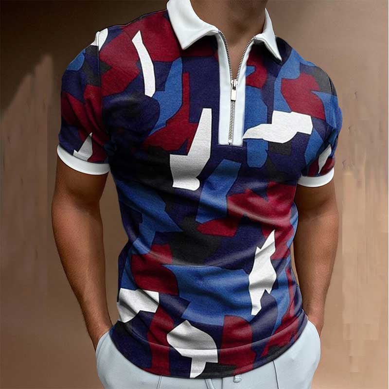 Men's Polo Shirt Men Solid Polo Shirts Brand Men Short-Sleeved Shirt S