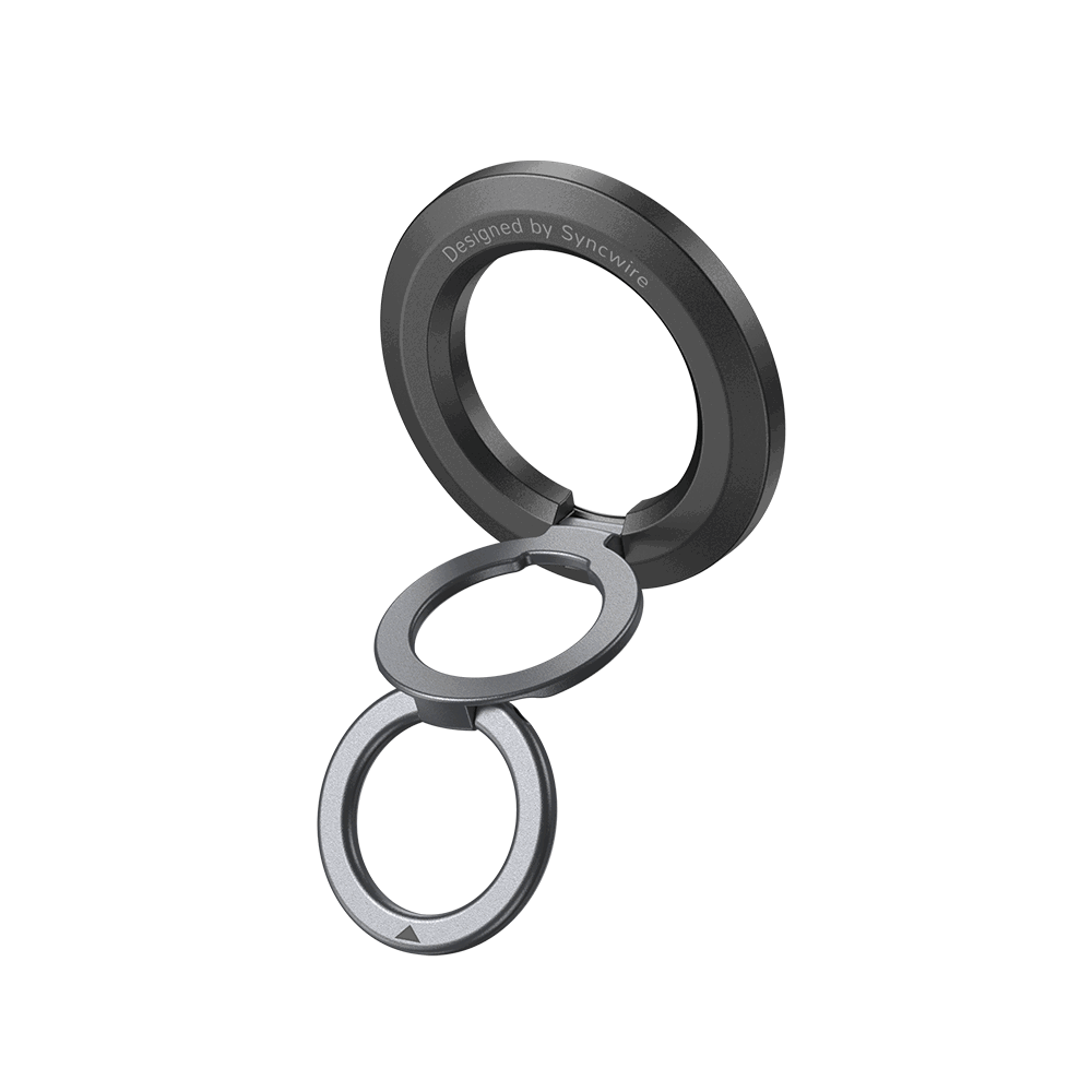 Magnetic Ring Phone Holder | Double-sided Magnet | Available in Black, Pink, White