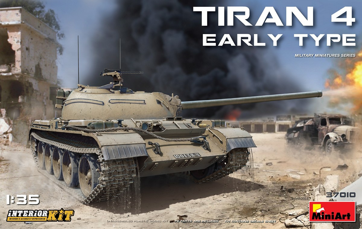 [37010] 1/35 Tiran 4 Early Type. Interior Kit Model Kit(4820183311672)