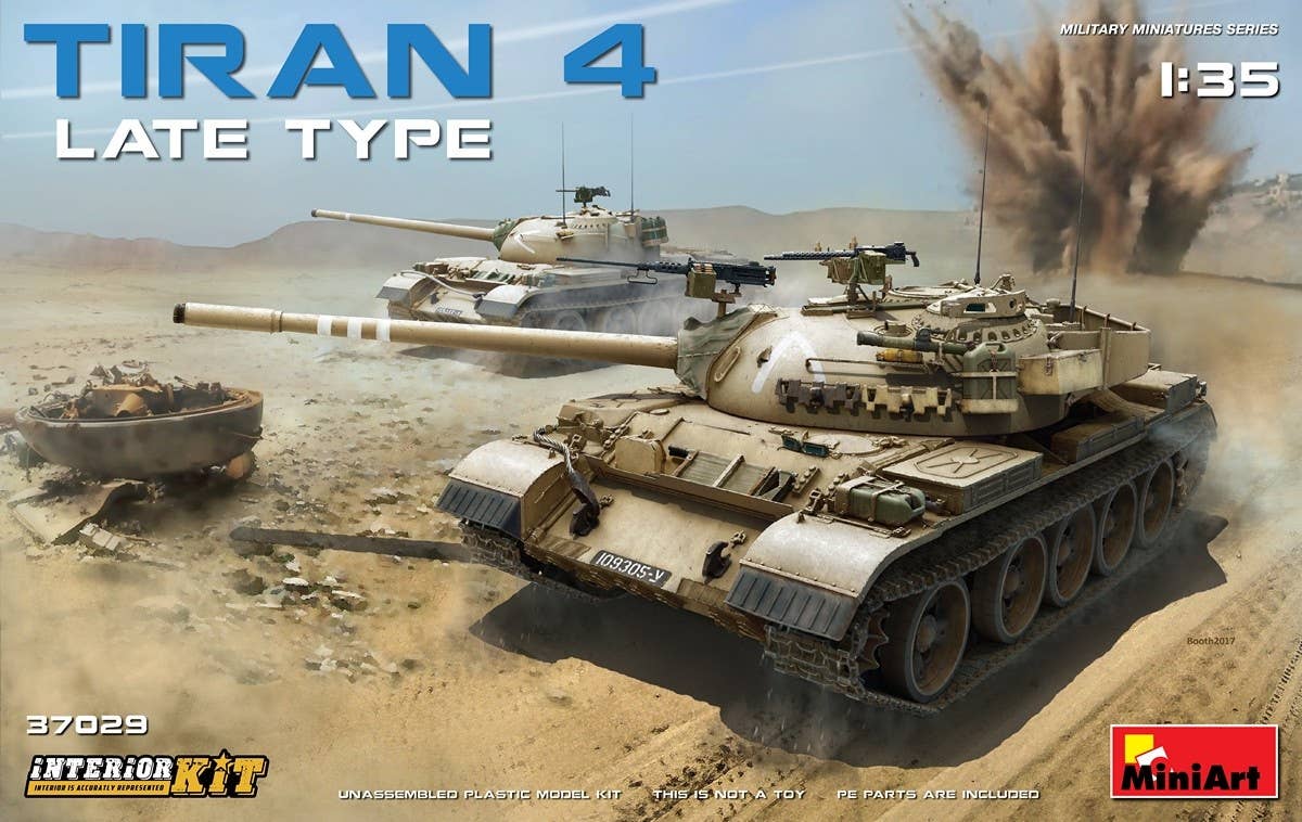 [37029] 1/35 Tiran 4 Late Type. Interior Kit Model Kit(4820183311344)