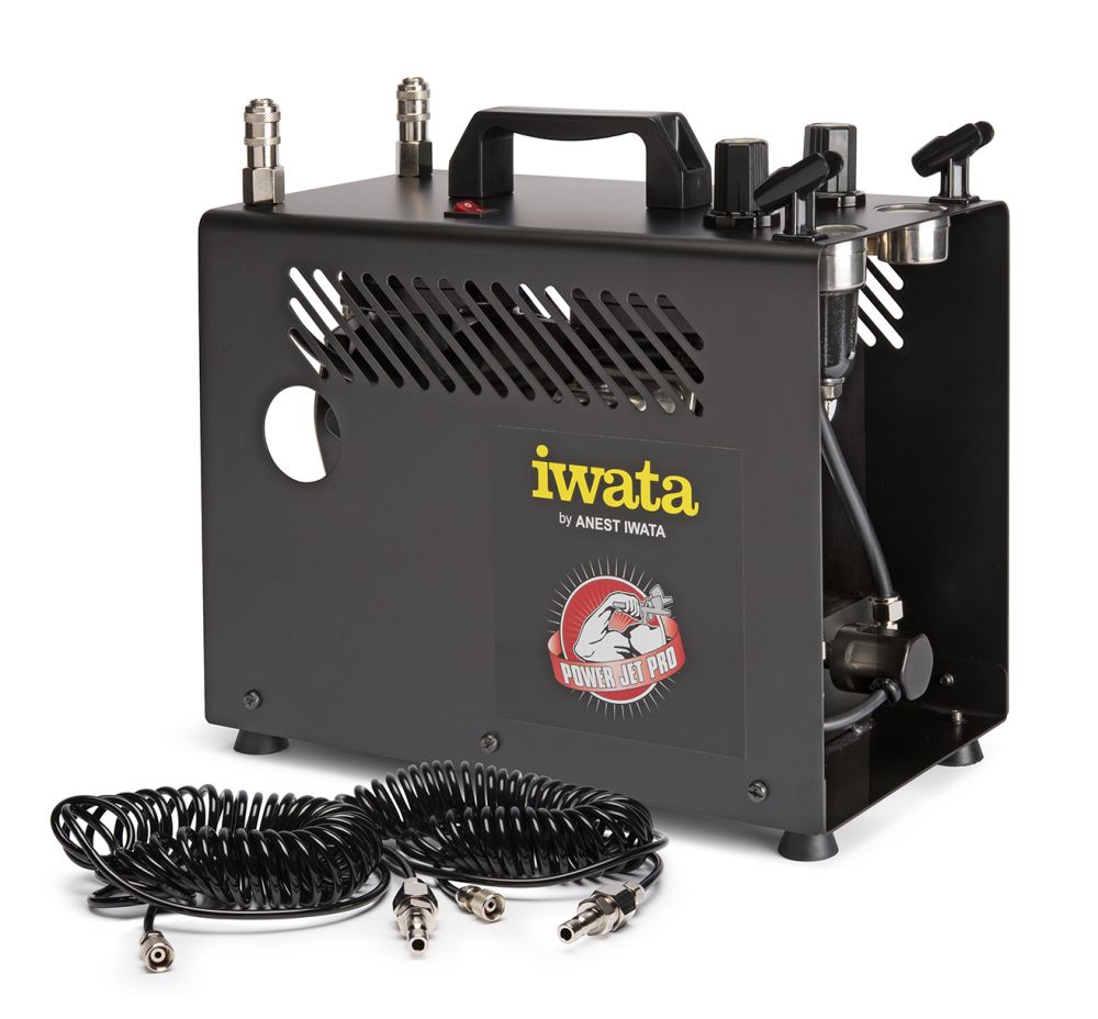 IWATA Power Jet Pro 110-120V Airbrush Compressor (734748710975)