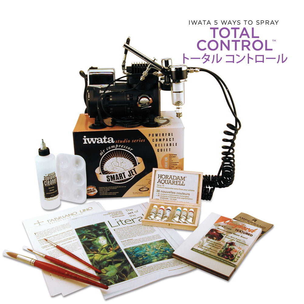 IWATA Watercolor Airbrush Kit with High Performance HP-C Plus (734748183007)