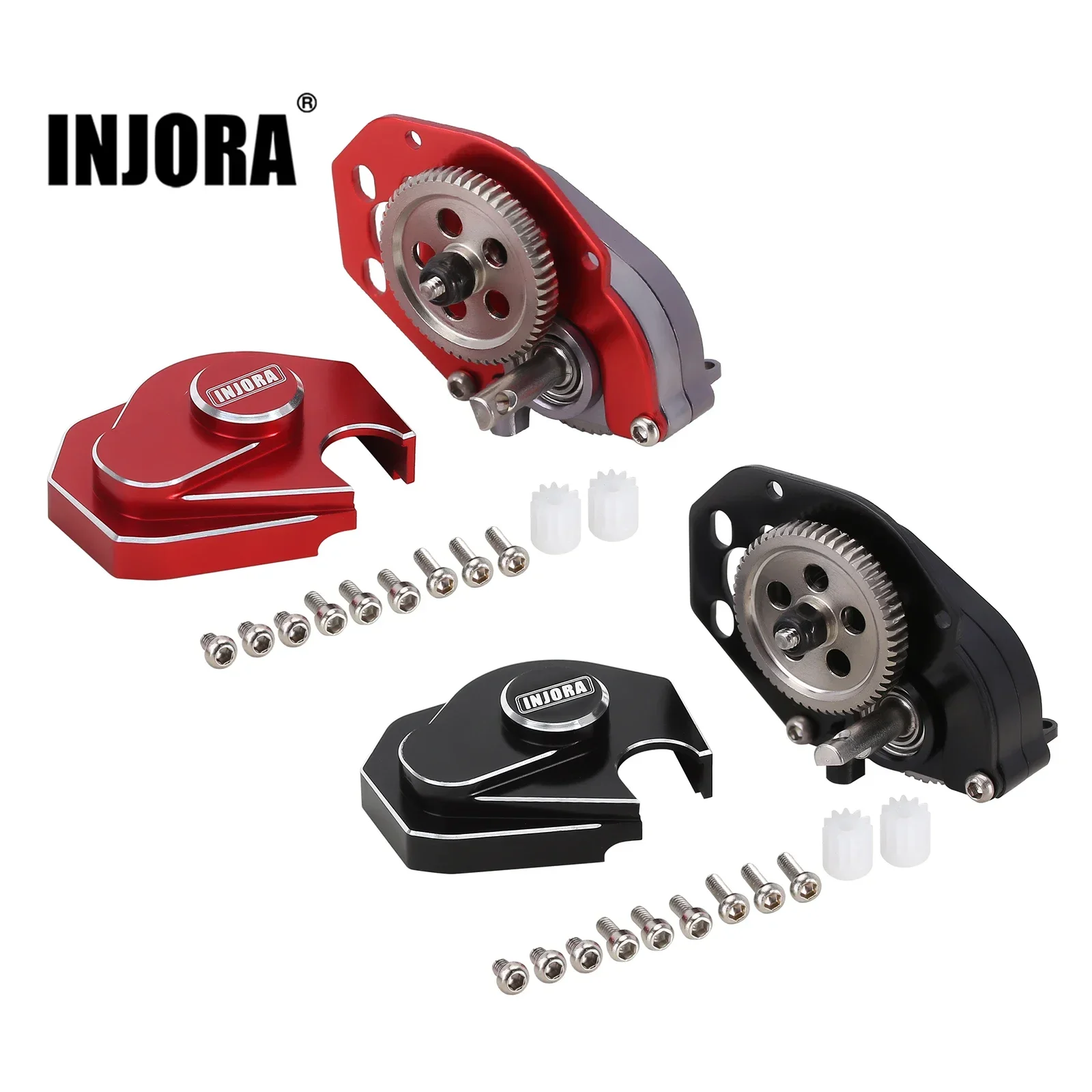 NJORA CNC Aluminum Complete Gearbox for 1:24 RC Crawler Car Axial SCX24 Deadbolt C10 JLU Gladiator Bronco Upgrade - AliExpress 26