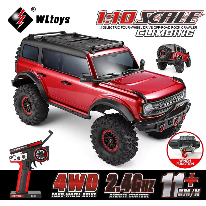 104020 Pro Max Edition 1/10 Professionelles Ferngesteuertes Offroad-Auto 4x4 2,4G Allradantrieb Extra Lange Akkulaufzeit 45 Minuten - AliExpress 26