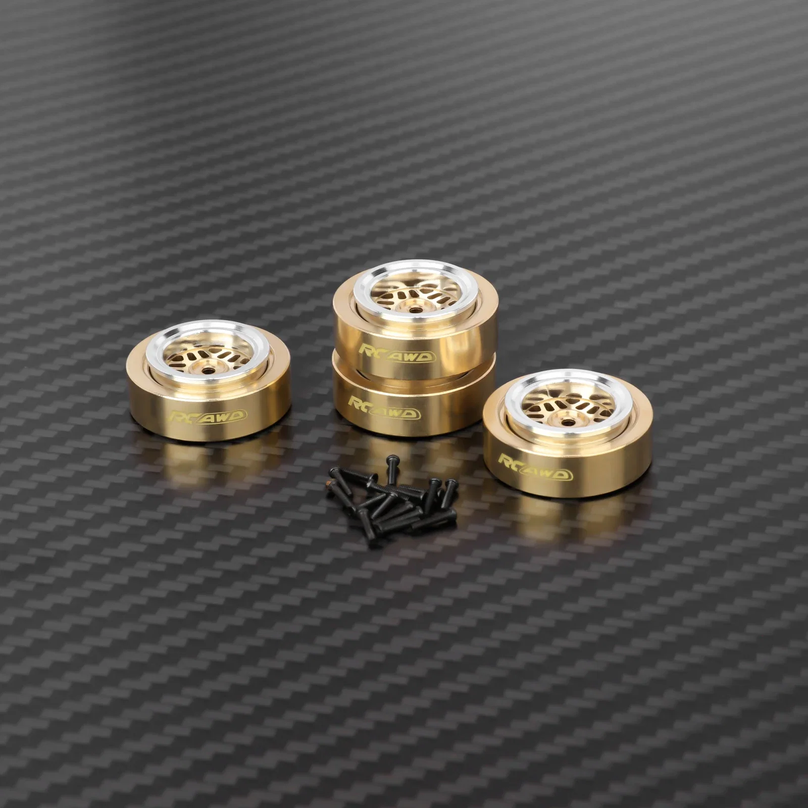 RCAWD SCX30 4-piece brass wheel rims, compatible with Axial SCX30 1/30 RC Crawler AXI-2261 AXI-2048 mesh wheel rim set, upgrade part – AliExpress 26