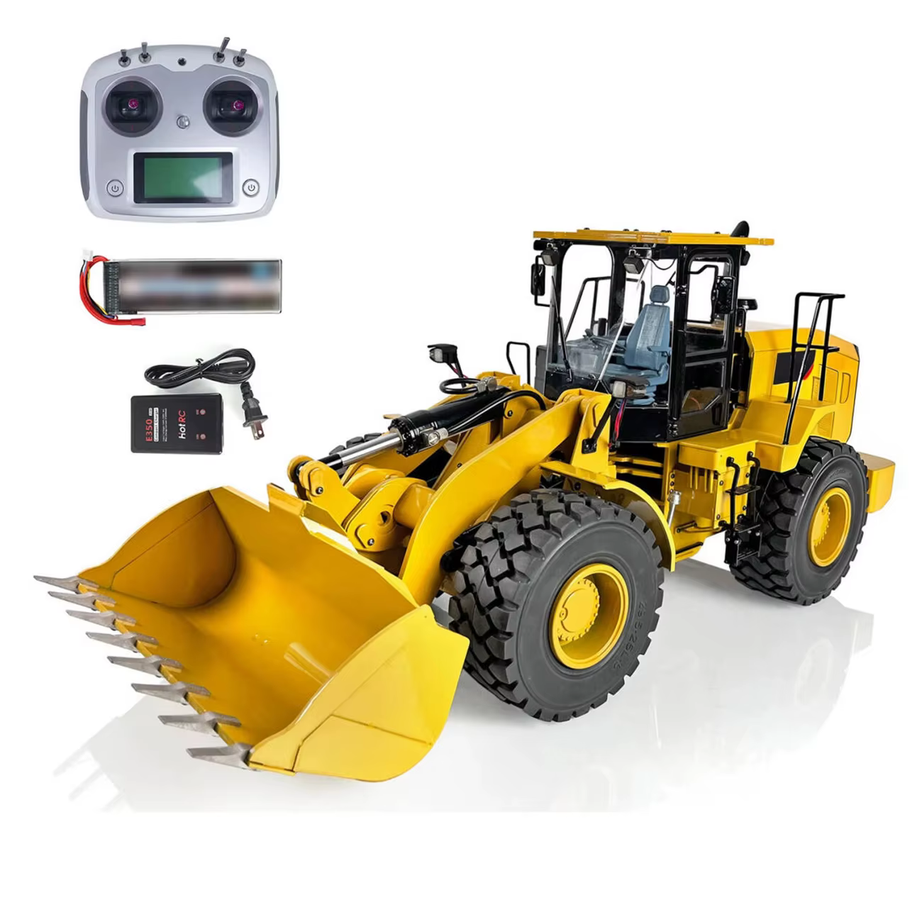 DIM C950 RC Hydraulic Loader 1/12 Metal Loader Model RTR with Lighting and Sound System Engineering Remote Control Truck Toy