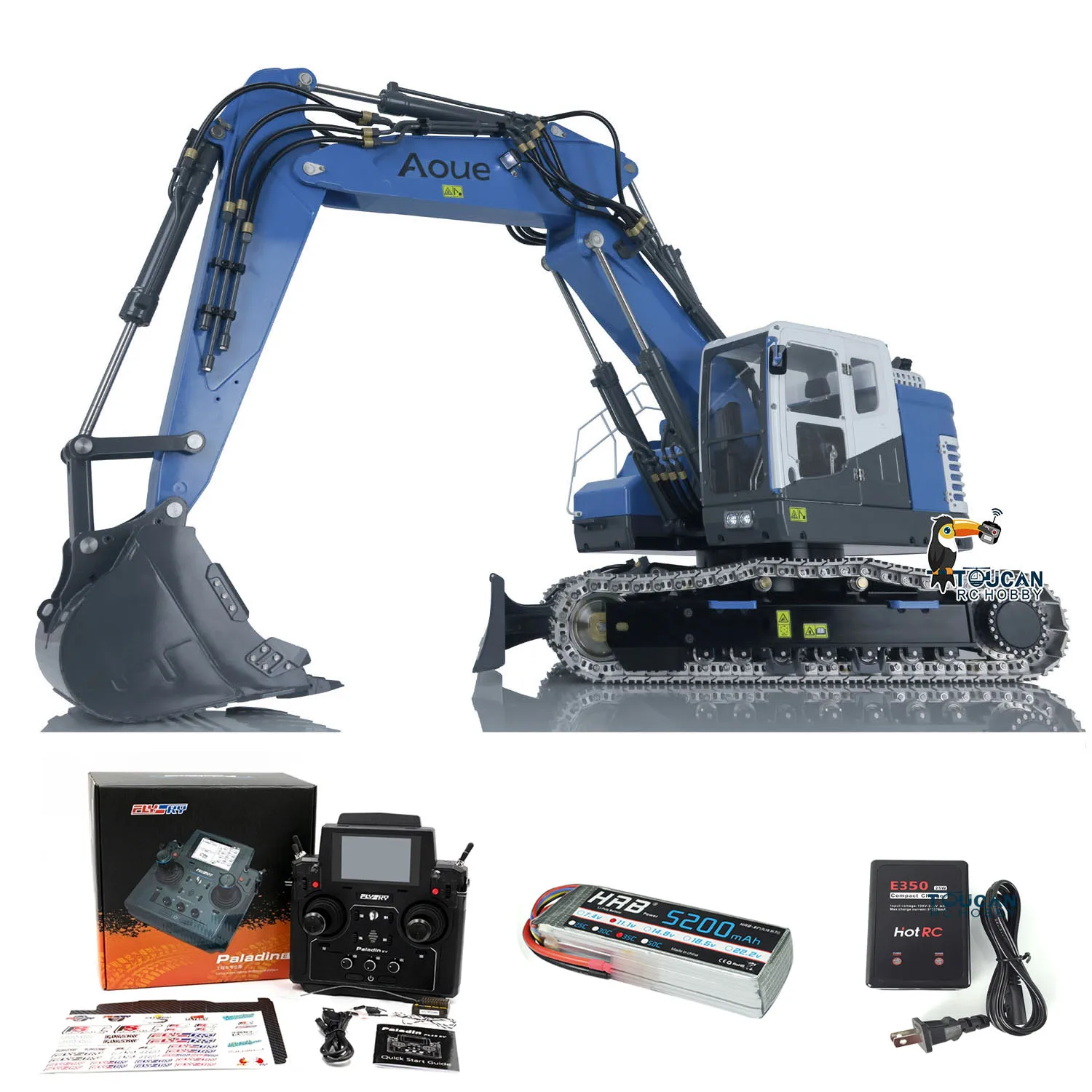Metal 1/14 RTR LESU Remote Control Digger Paladin PL18EV RC Hydraulic Excavator Aoue ET26L B0012 Radio Vehicles THZH1327