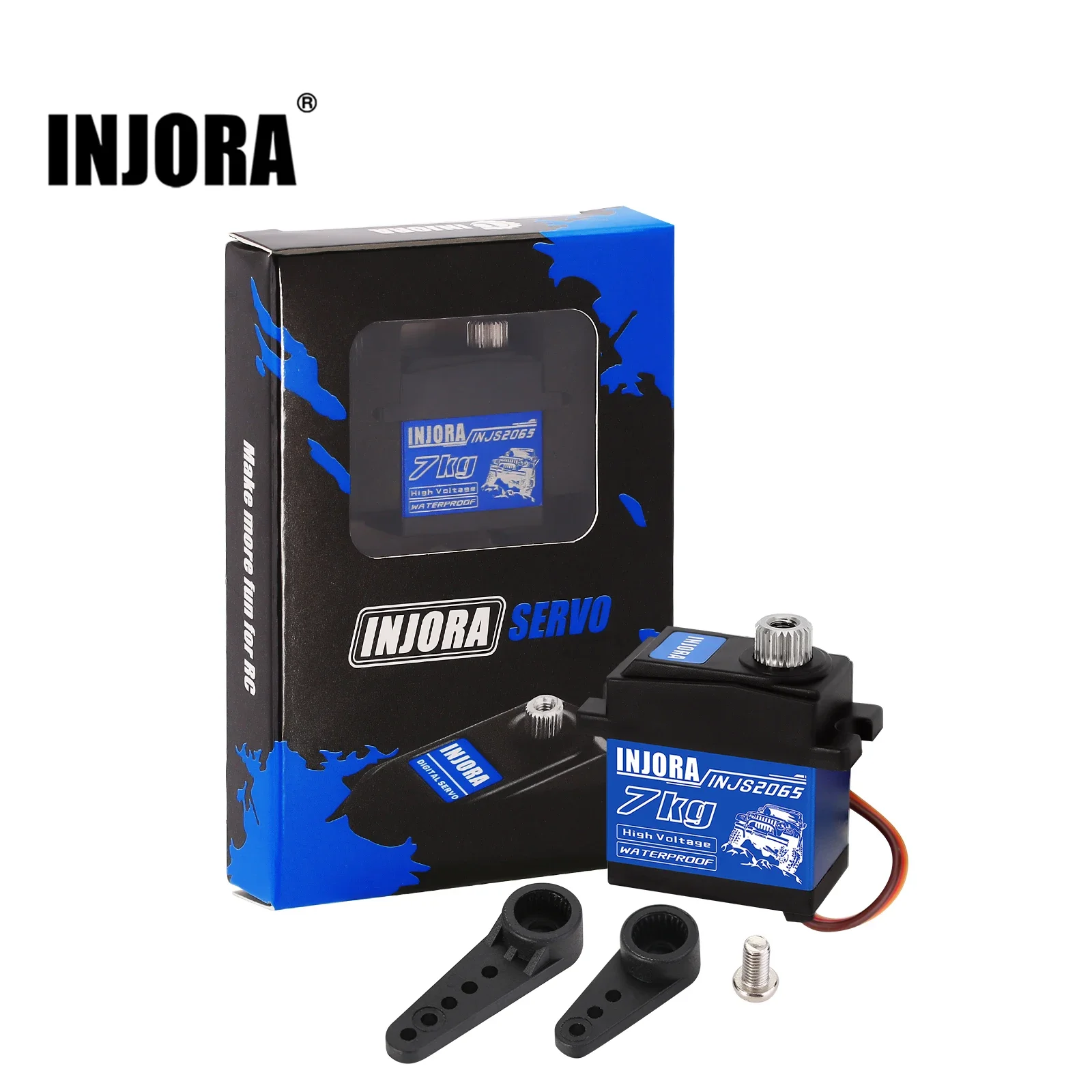 INJORA INJS2065 7 KG 2065 Digital Servo Waterproof High Voltage Sub Micro Servo For 1/10 RC Crawler Car SCX10 III TRX4 TRX6 - AliExpress 26