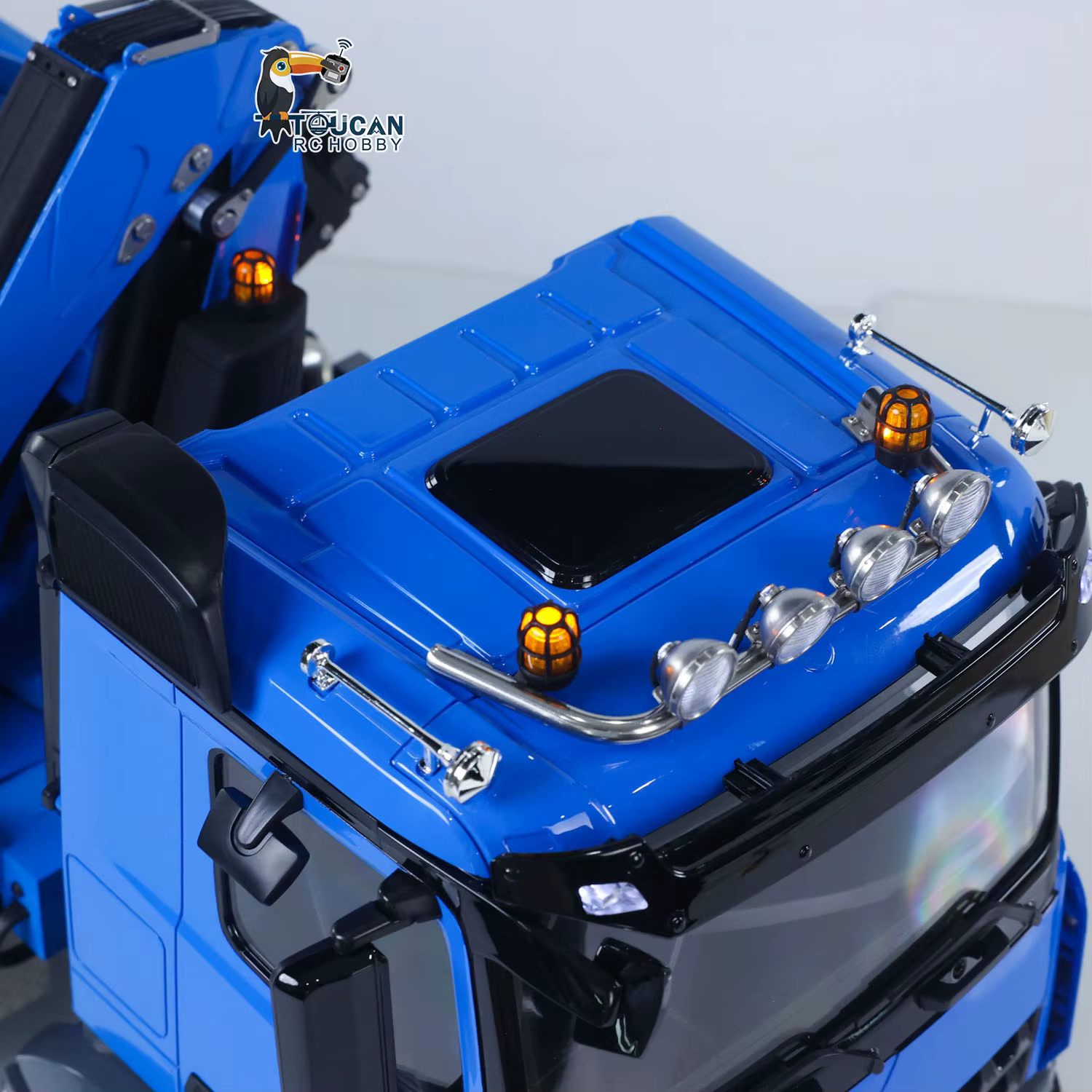Toy 1/14 RC Hydraulic Crane-Dumper 10x10 Full Tipper Car Model 3-Speed Transmission Remote-controlled tipping vehicle sound model