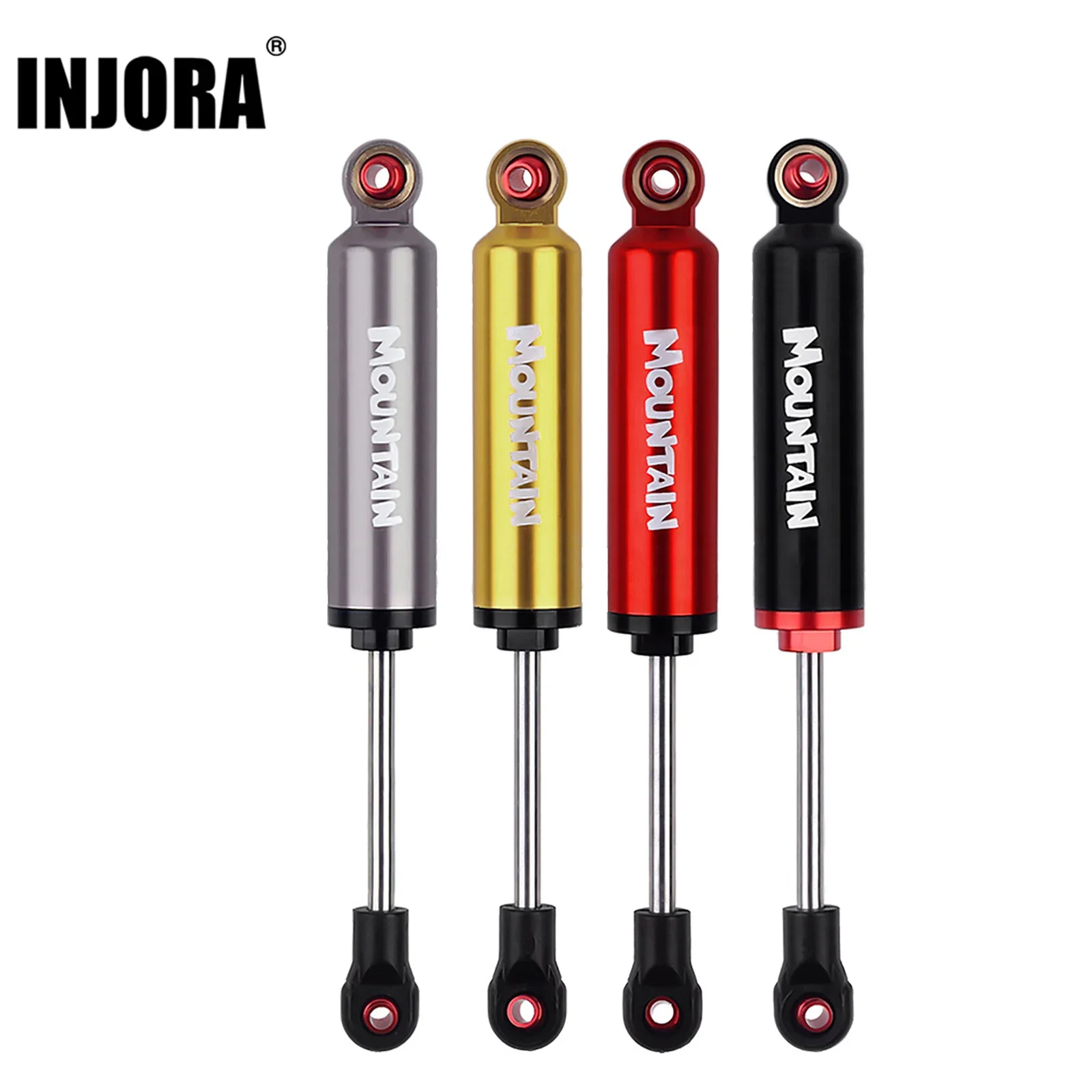 INJORA Built-in Spring Shock Absorber 90/100/110/120mm Damper For 1/10 RC Crawler Car Axial SCX10 90046 Capra Redcat Gen8