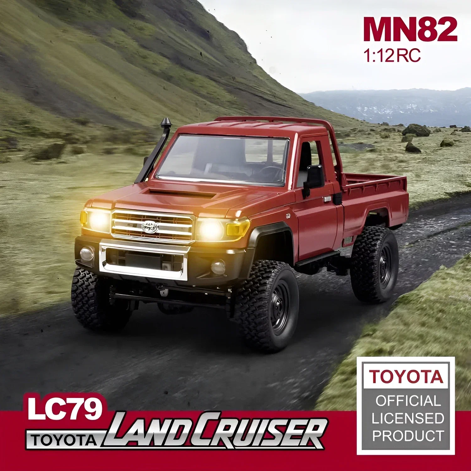 MN82 4WD RC Geländewagen 1/12 LC79 Pickup Kletterauto mit LED-Leuchten Volle Größe Simulation RC Kletterauto Junge Spielzeugauto - AliExpress 26